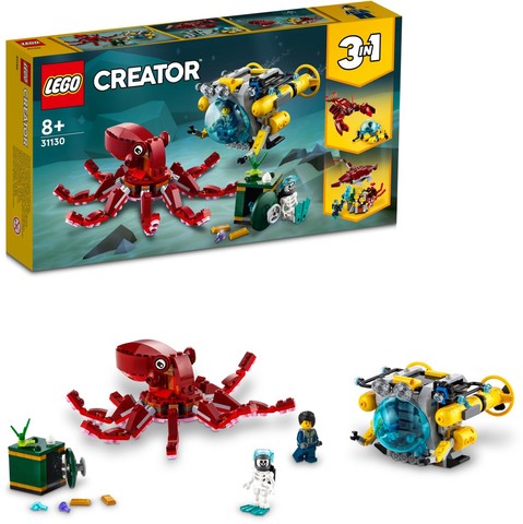 LEGO® Creator 3-in-1 31130 - Elsüllyedt kincs küldetés