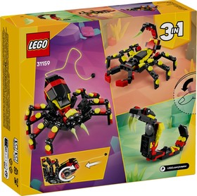 LEGO® Creator 3-in-1 31159 - Vadállatok: Meglepetésekkel teli pók