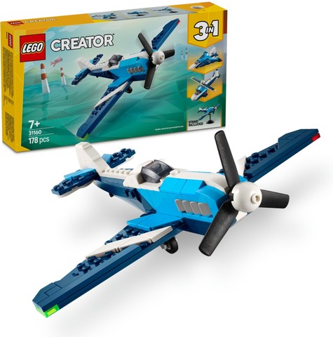 LEGO® Creator 3-in-1 31160 - Repülőgép: Versenyrepülőgép