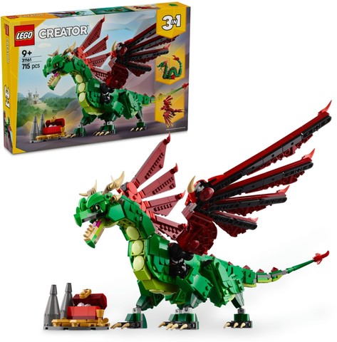 LEGO® Creator 3-in-1 31161 - Középkori sárkány