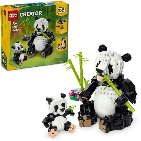 LEGO® Creator 3-in-1 31165 - Vadállatok: Pandacsalád