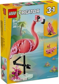 LEGO® Creator 3in1 31170 - Vadállatok: rózsaszín flamingó