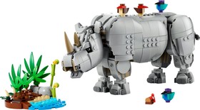 LEGO® Creator 3in1 31171 - Vadállatok: Fenséges orrszarvú madarakkal