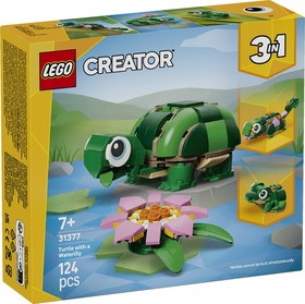 LEGO® Creator 3in1 31377 - Teknős egy vízililiom-virággal