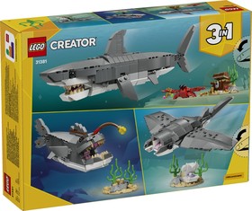 LEGO® Creator 3in1 31381 - Veszedelmes cápa egy kincsesládával