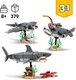 LEGO® Creator 3in1 31381 - Veszedelmes cápa egy kincsesládával