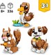 LEGO® Creator 3in1 31382 - Aranyos állatok: Játékos kiskutya