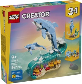 LEGO® Creator 3in1 31385 - Tengeri állatok: Csodálatos delfinek