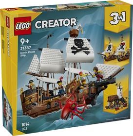 LEGO® Creator 3in1 31387 - Ikonikus kalózhajó