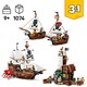 LEGO® Creator 3in1 31387 - Ikonikus kalózhajó