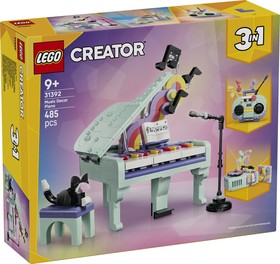 LEGO® Creator 3in1 31392 - Zenés dekoráció cicával