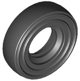Fekete 14mm D. x 4mm kerék