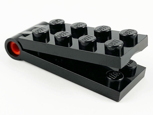 LEGO® Alkatrészek (Pick a Brick) 3149c0111 - Fekete 2x4 Lapos Zsanér