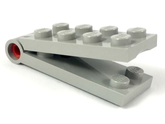 LEGO® Alkatrészek (Pick a Brick) 3149c019 - Világosszürke 2x4 Lapos Zsanér