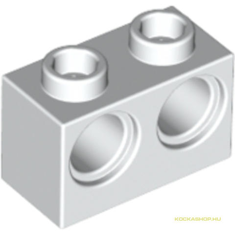 LEGO® Alkatrészek (Pick a Brick) 3200001 - Fehér 1X2 Elem Oldalán 2 Lyukkal