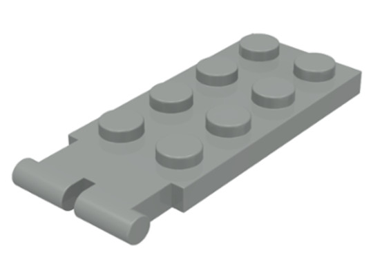 LEGO® Alkatrészek (Pick a Brick) 331509 - Világosszürke 2x4 Zsanér - Male