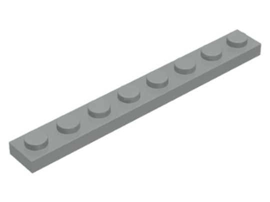 LEGO® Alkatrészek (Pick a Brick) 346009 - Világosszürke 1x8 Lapos Elem