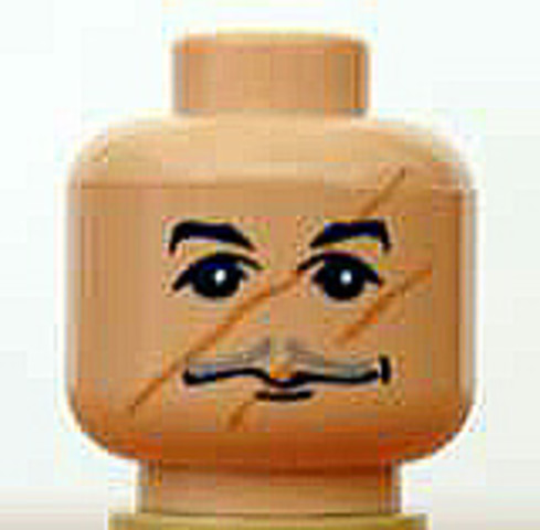LEGO® Alkatrészek (Pick a Brick) 3626bpb0209 - Lupin professzor Minifigura Fej