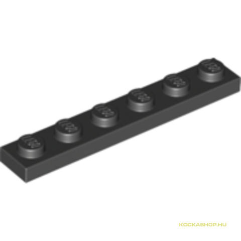LEGO® Alkatrészek (Pick a Brick) 366626 - Fekete 1X6 Lapos Elem