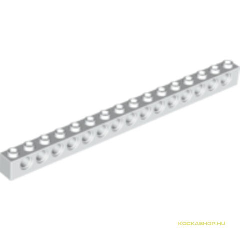 LEGO® Alkatrészek (Pick a Brick) 370301 - Fehér 1X16 Hosszú Elem Oldalán 15 Lyukkal