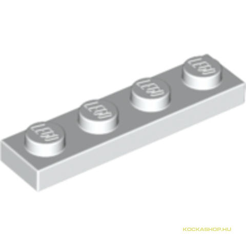 LEGO® Alkatrészek (Pick a Brick) 371001 - Fehér 1X4 Lapos Elem