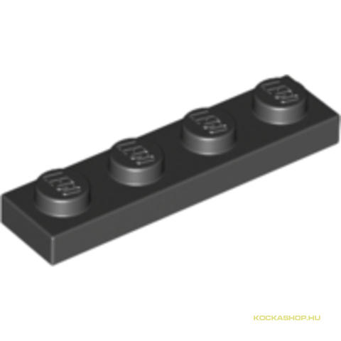 LEGO® Alkatrészek (Pick a Brick) 371026 - Fekete 1X4 Lapos Elem