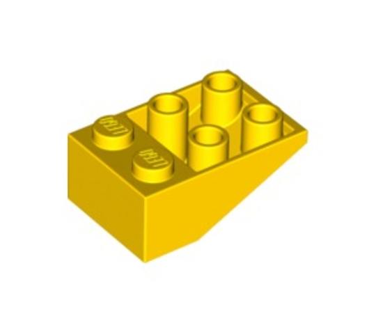 LEGO® Alkatrészek (Pick a Brick) 374724 - Sárga 2X3/25° Fordított Elem