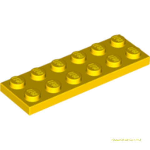 LEGO® Alkatrészek (Pick a Brick) 379524 - Sárga 2X6 Lapos Elem
