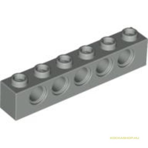 LEGO® Alkatrészek (Pick a Brick) 389402 - Világosszürke 1x6 Elem Lyukakkal (használt)