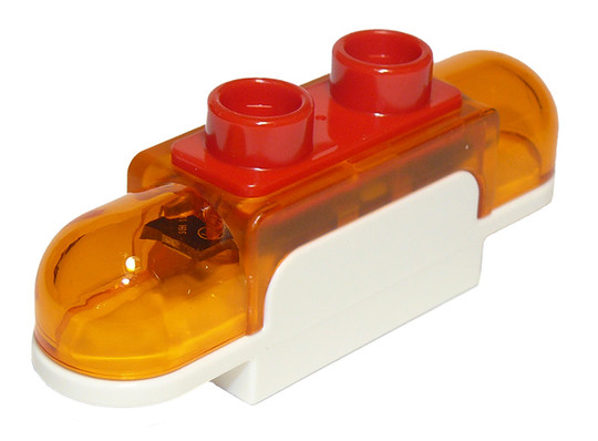 LEGO® DUPLO® 39787c02 - Átlátszó Narancssárga 1x4 Dupló Sziréna