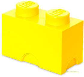 Tároló doboz 2x1 sárga