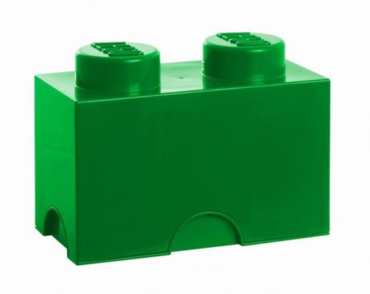 LEGO® Seasonal 40021734 - Tároló doboz 2x1 zöld