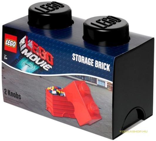 LEGO® Seasonal 40021750 - Tároló doboz 2x1 fekete (LEGO Movie)