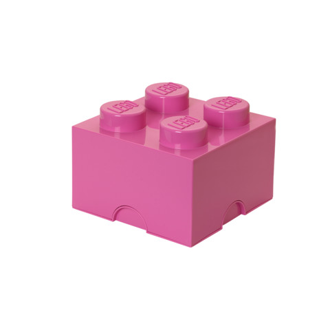 LEGO® Seasonal 40031739 - Tároló doboz 2x2 sötét rózsaszín