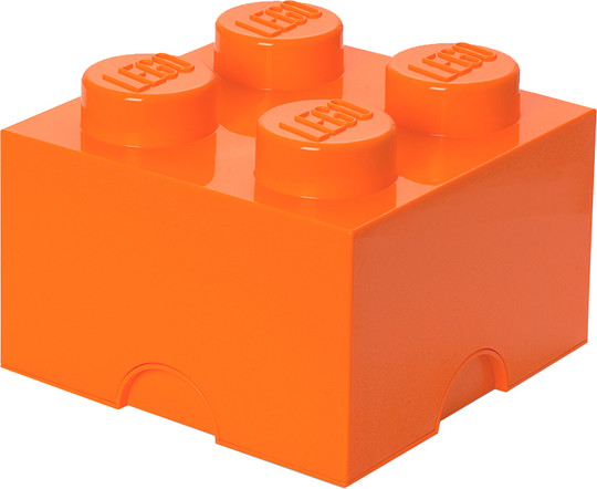 LEGO® Seasonal 40031760 - Tároló doboz 2x2 narancssárga