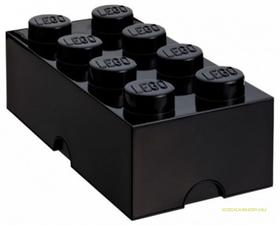 Tároló doboz 4x2 fekete