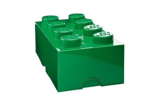 LEGO® Seasonal 40041734 - Tároló doboz 4x2 zöld