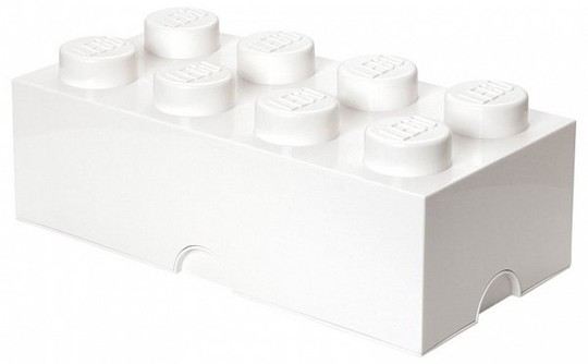 LEGO® Seasonal 40041735 - Tároló doboz 4x2 fehér