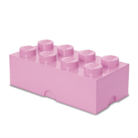 LEGO® Seasonal 40041738 - Tároló doboz 4x2 világoslila