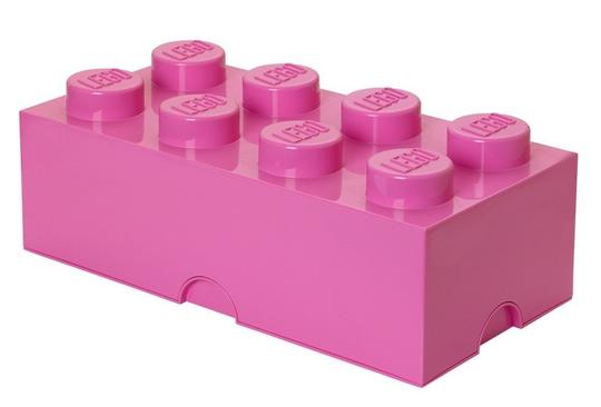 LEGO® Seasonal 40041739 - Tároló doboz 4x2 pink