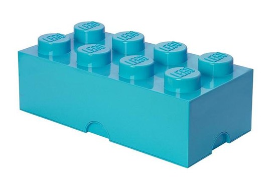 LEGO® Seasonal 40041743 - Tároló doboz 4x2 azúrkék