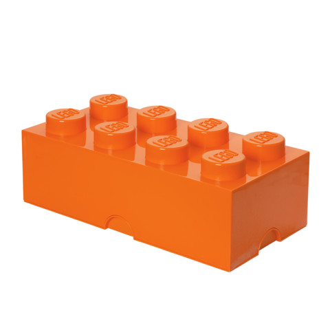 LEGO® Seasonal 40041760 - Tároló doboz 4x2 világos narancssárga