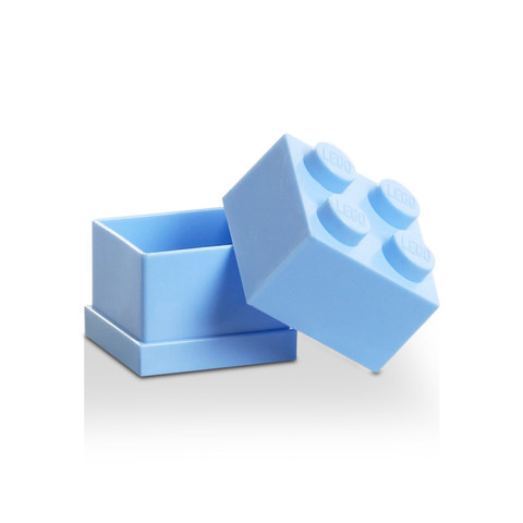LEGO® Seasonal 40111736 - Tároló mini doboz 2x2 világoskék