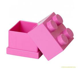 Tároló mini doboz 2x2 pink