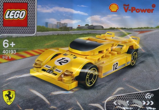 LEGO® Polybag - Mini készletek 40193 - Ferrari 512 S polybag