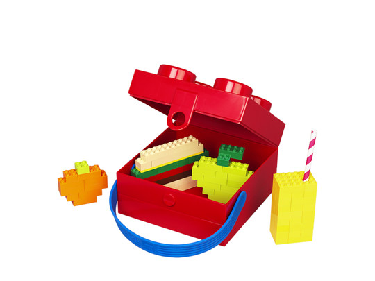 LEGO® Seasonal 40240001 - Füles uzsonnás doboz 2x2-es, piros színben