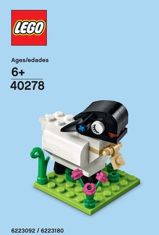 LEGO® Polybag - Mini készletek 40278 - Lamb