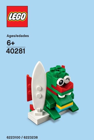 LEGO® Polybag - Mini készletek 40281 - Surfer Dragon