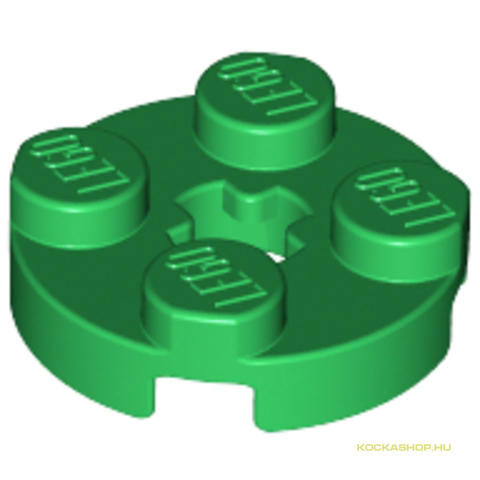LEGO® Alkatrészek (Pick a Brick) 403228 - Zöld 2X2 Kerék Elem Tengely Csatlakozóval