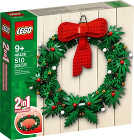 LEGO® Seasonal 40426 - 2 az 1-ben karácsonyi koszorú